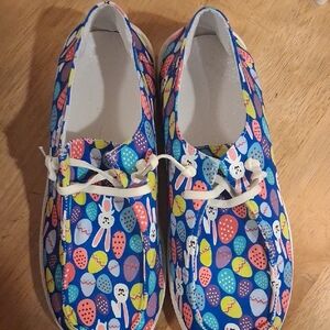 Colorful Easter Egg Kids Shoes